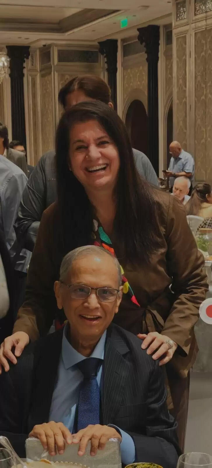Binaifer Kohli said on meeting Narayana Murthy, I felt like a drop in the ocean