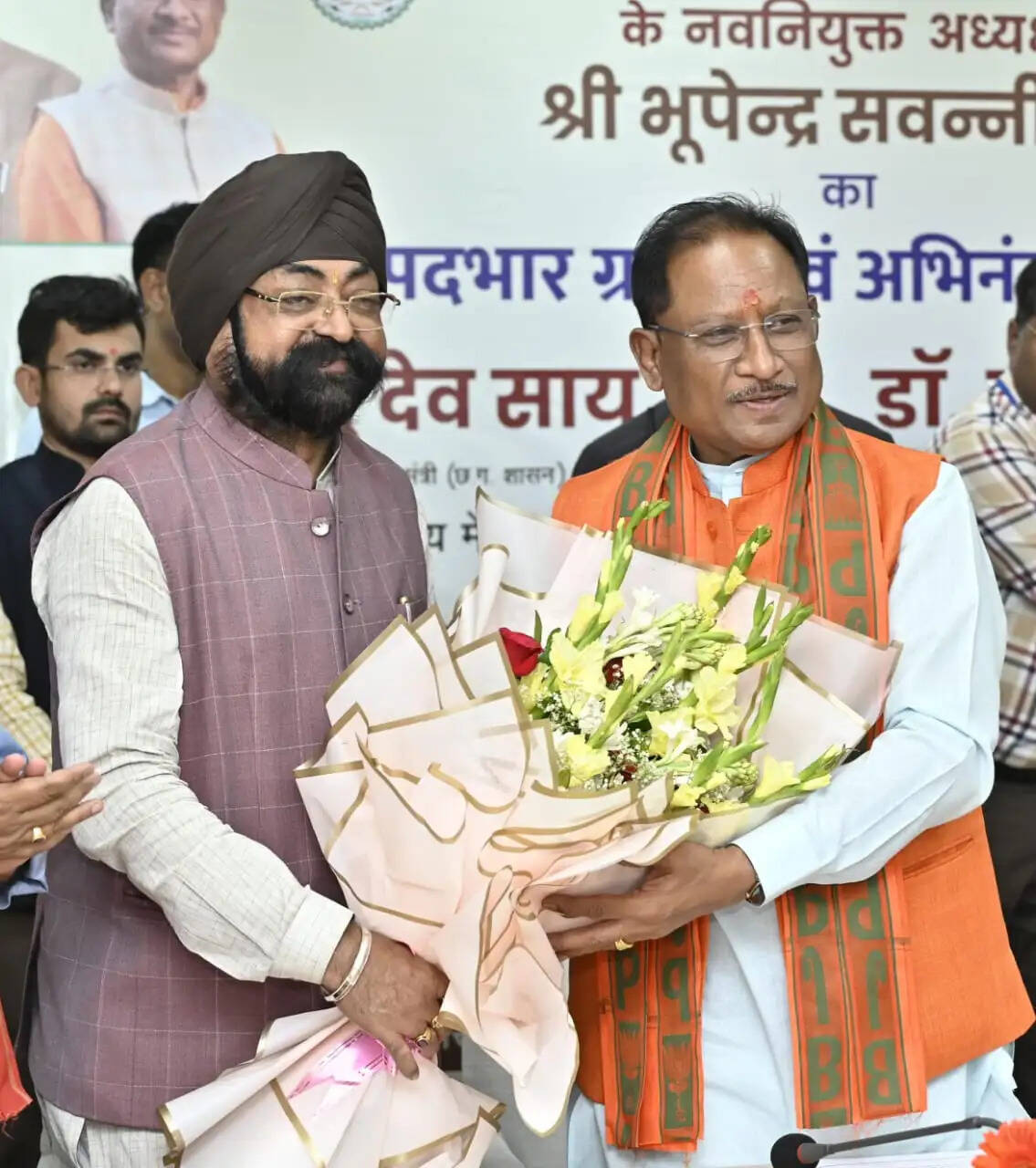 CG News: मुख्यमंत्री साय क्रेडा के नवनियुक्त अध्यक्ष भूपेंद्र सवन्नी के पदभार ग्रहण समारोह में हुए शामिल