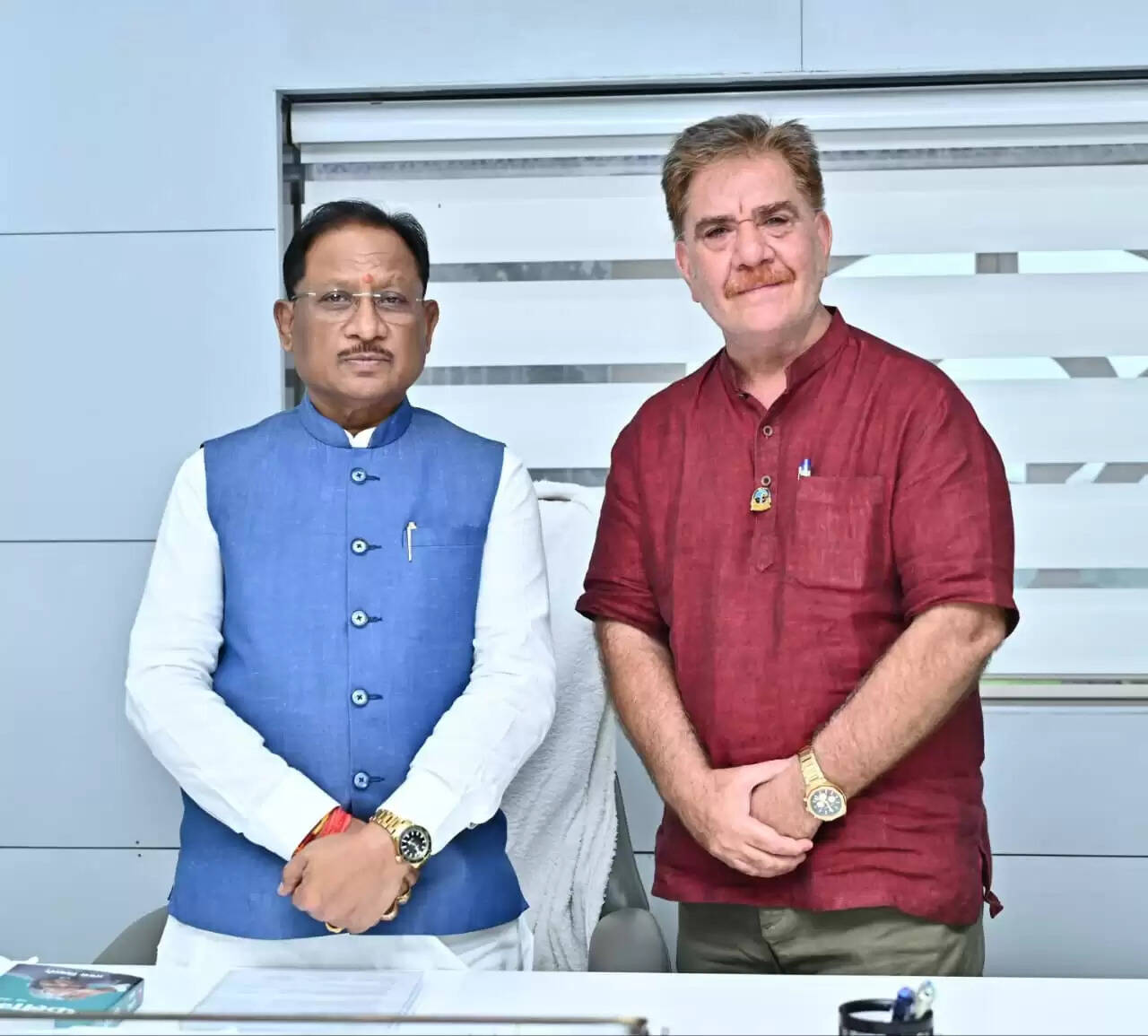 CG News: सीएम विष्णु देव साय से हार्टफुलनेस संस्थान के डायरेक्टर त्रिलोचन चावला ने की सौजन्य भेंट