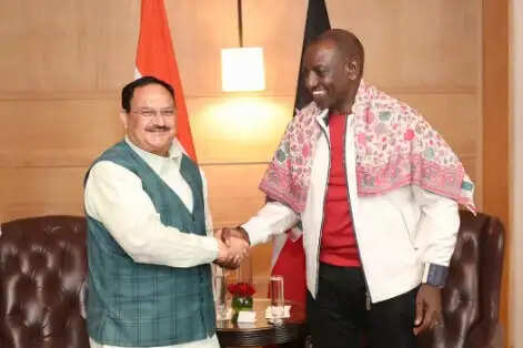 BJP के अध्यक्ष जेपी नड्डा ने की केन्या के राष्ट्रपति डॉ. विलियम रुटो से मुलाकात