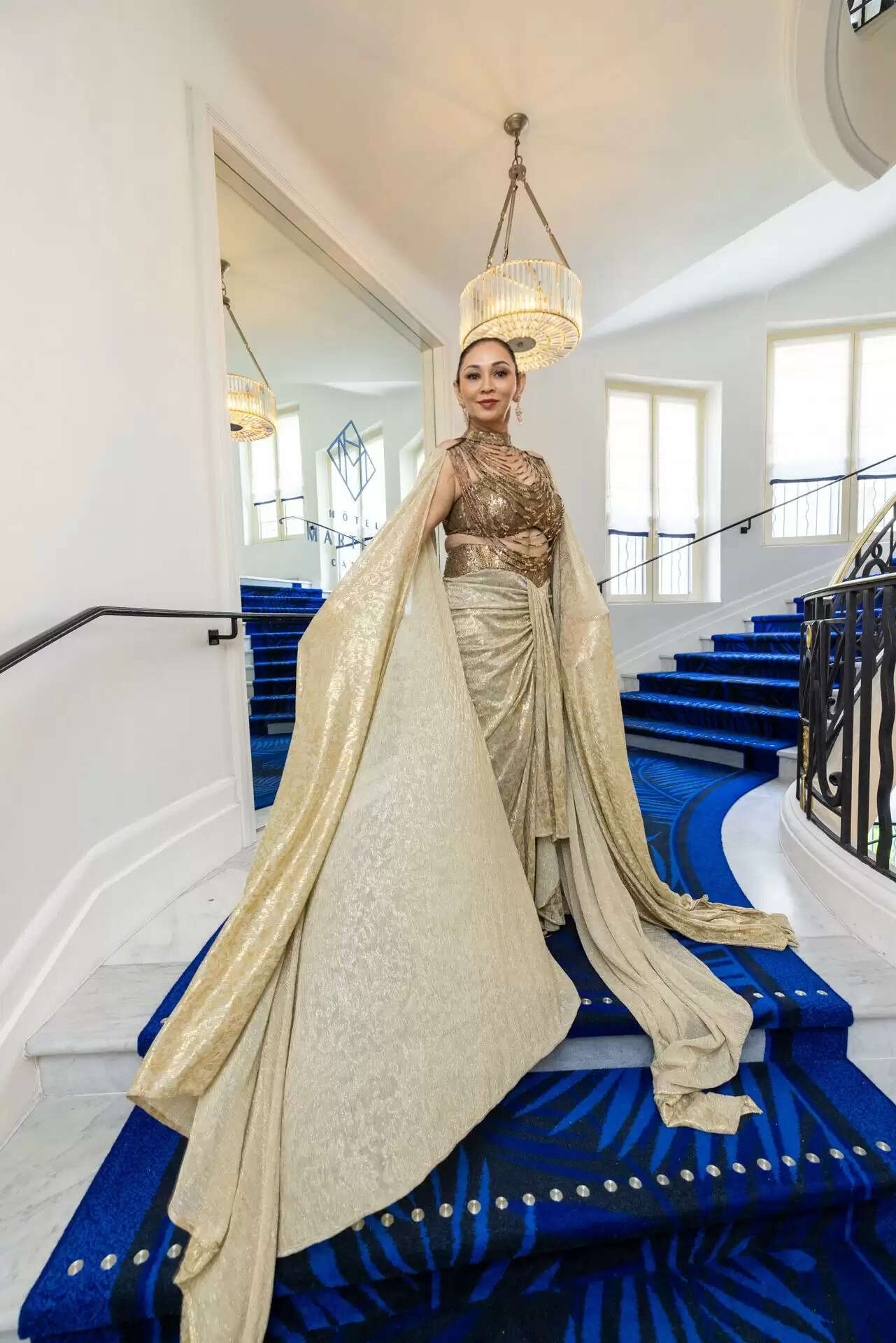 Gleaming in Gold at Cannes Film Festival- and in the Factory: Vaishali Bridges Glamour and Grit
