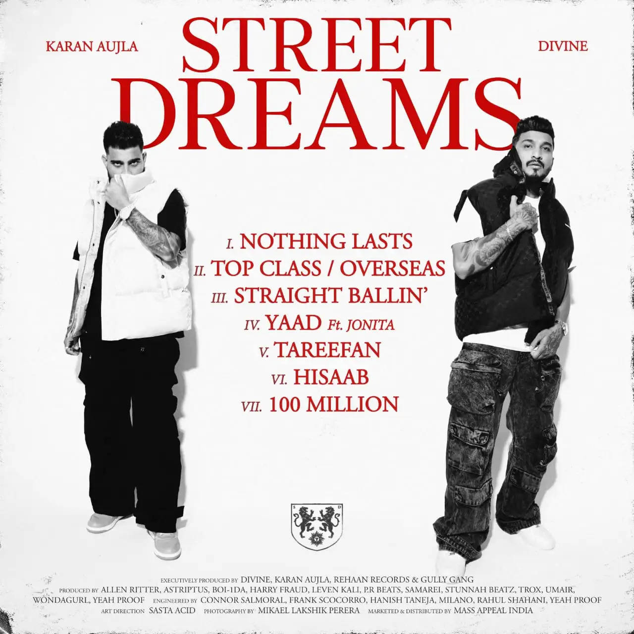 Big Announcement! Hip-hop icons DIVINE and Karan Aujla unveil the title of their new album ‘Street Dreams’, Set to drop at midnight today