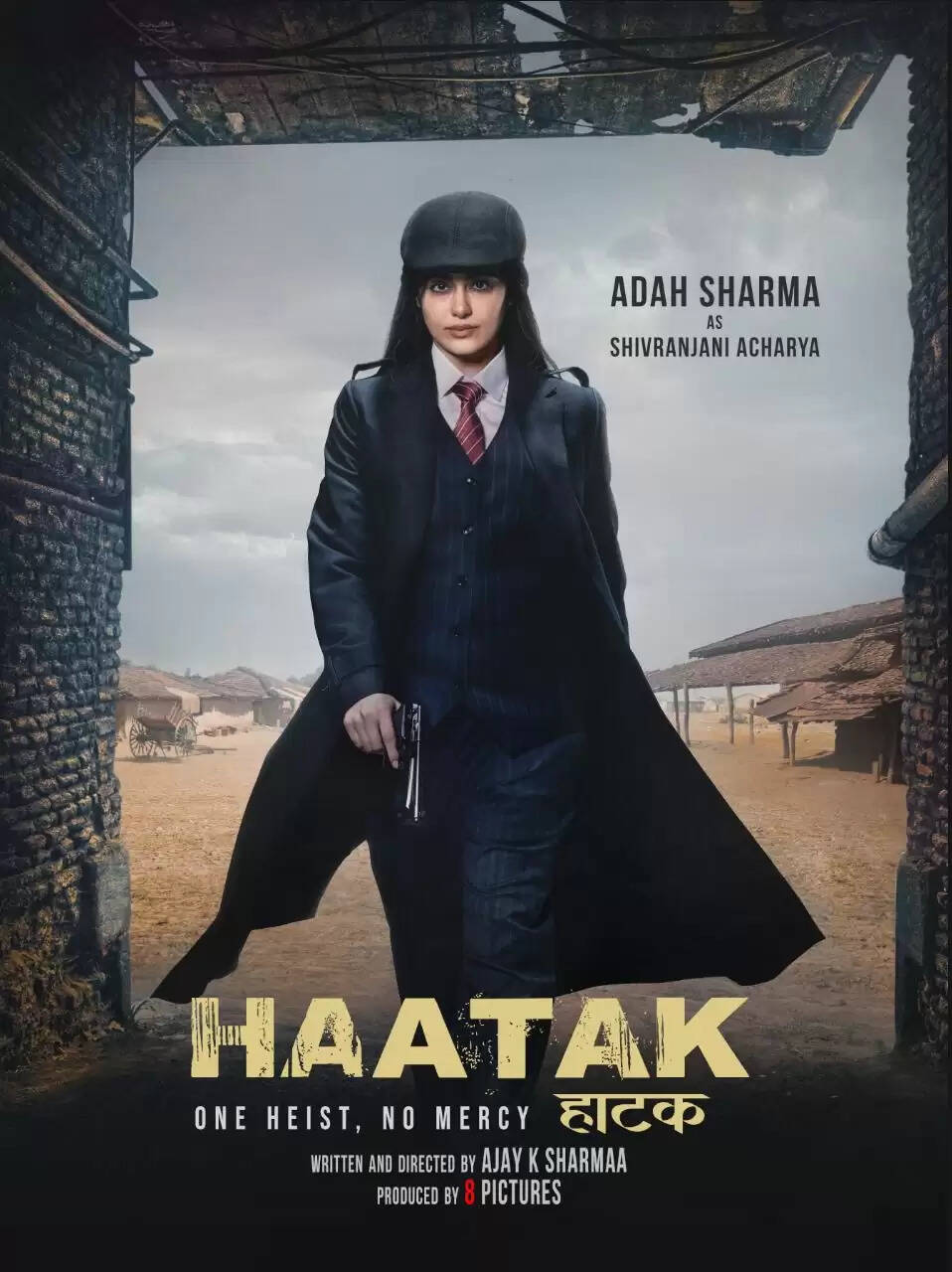 ब्लॉकबस्टर द केरल स्टोरी के बाद, अभिनेत्री अदाह शर्मा&nbsp;का क्राइम थ्रिलर हातक का पोस्टर जारी