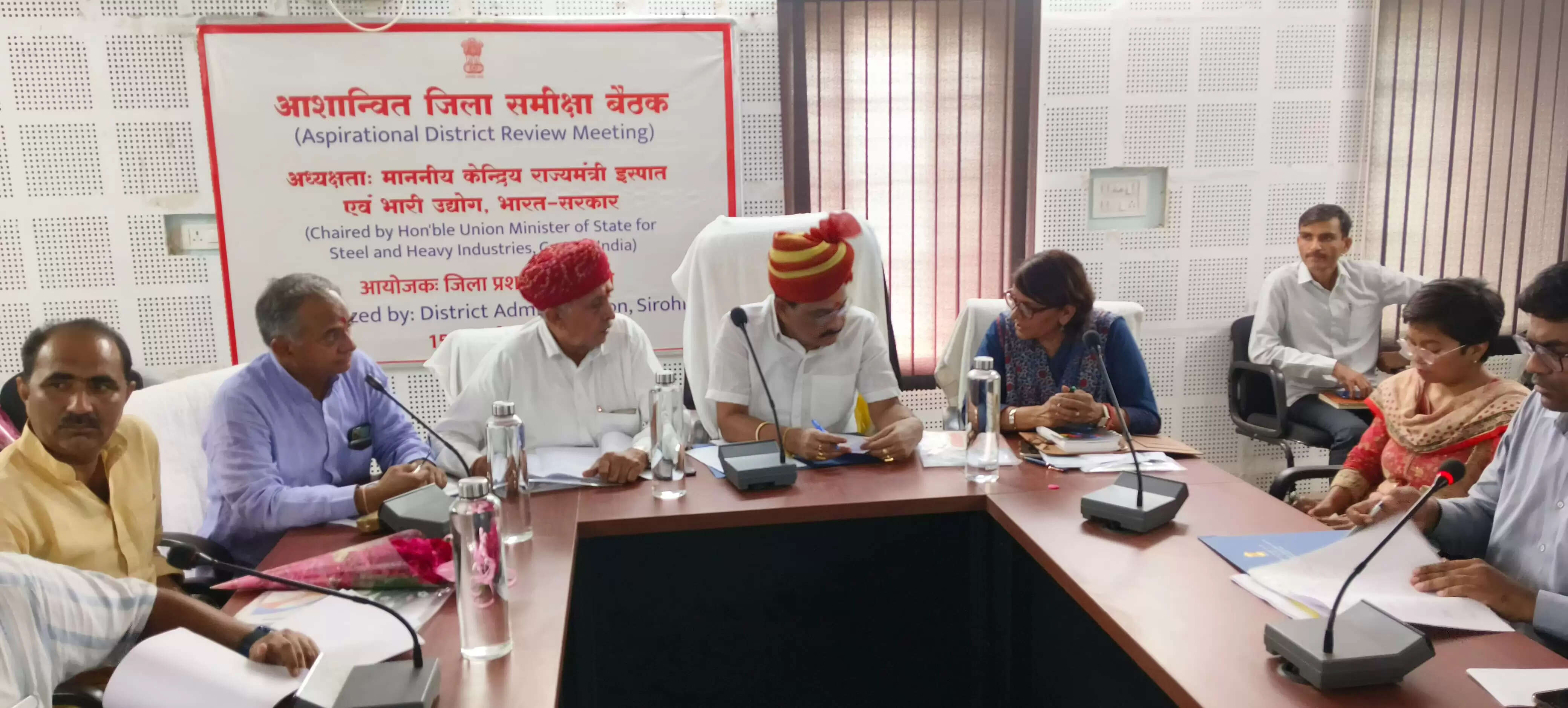 Rajasthan News: केंद्रीय राज्य मंत्री भूपति राजू श्रीवास वर्मा ने आकांक्षी जिला सिरोही में अनेक विकास कार्यों का किया निरीक्षण