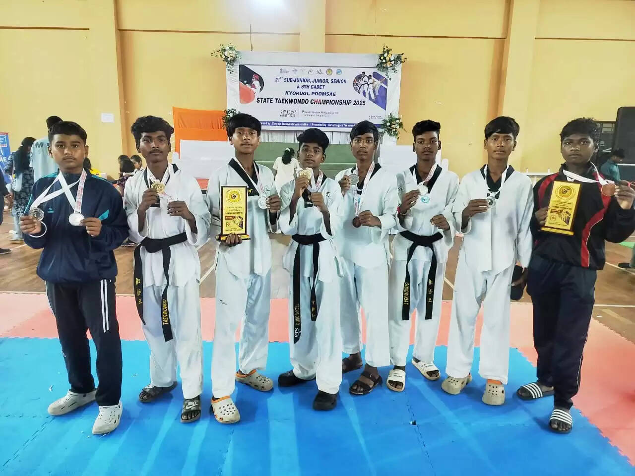 CG News: एकलव्य खेल अकादमी के ताइक्वांडो खिलाड़ियों का नेशनल में चयन