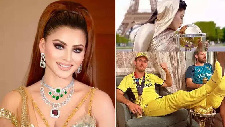 “Bro, show some respect to the World Cup trophy”: Urvashi Rautela calls out Mitchell Marsh for disrespecting the trophy