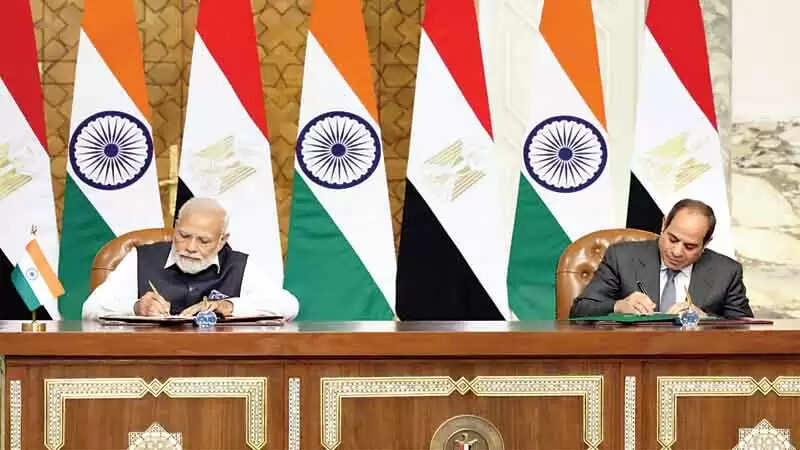 भारत-मिस्र ने साइन किए 4 अहम समझौते, पीएम मोदी के दौरे के दौरान रणनीतिक साझेदारी पर भी सहमति