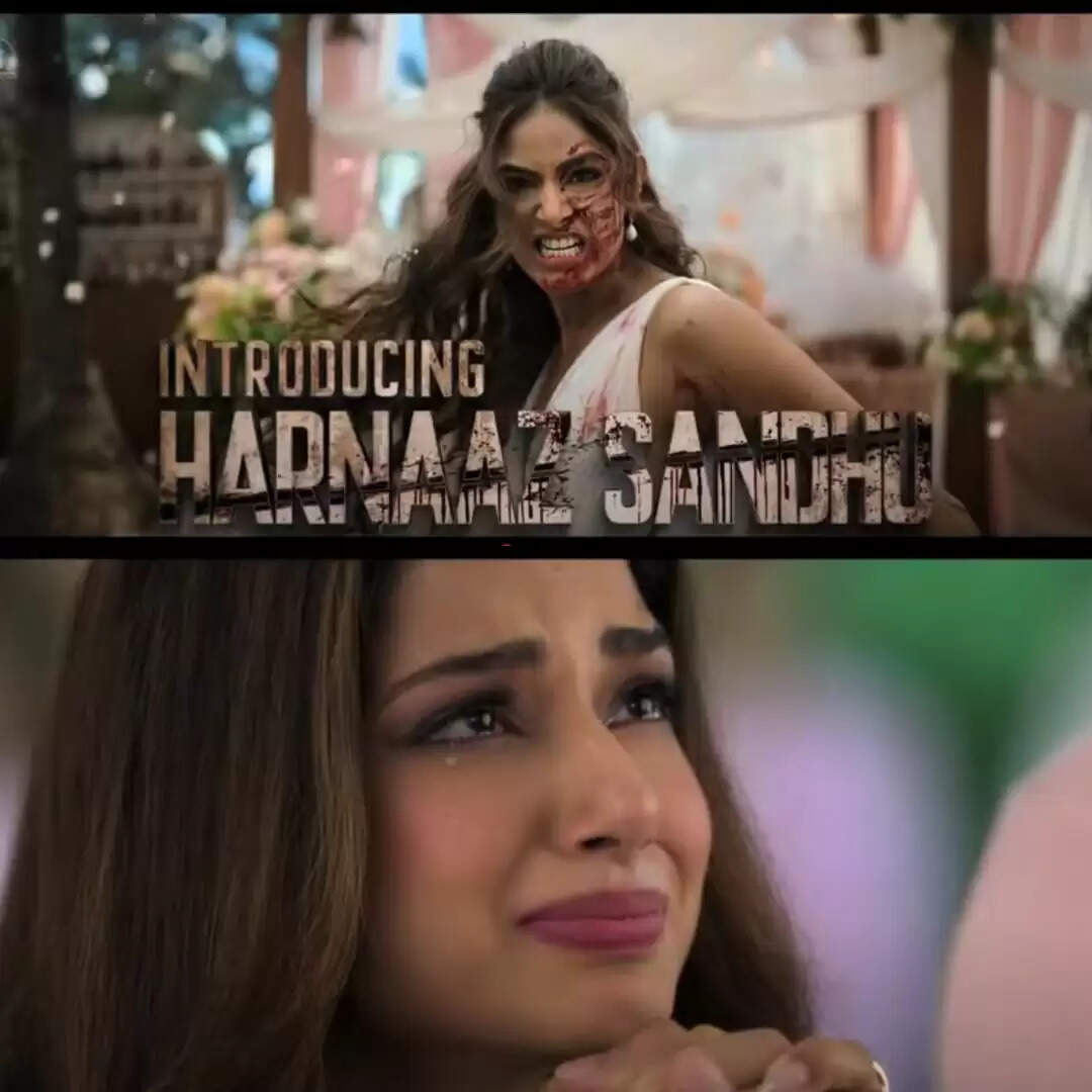 Miss Universe Harnaaz Sandhu makes a fierce first impression as Bollywood's new leading lady with Baaghi 4 teaser drop